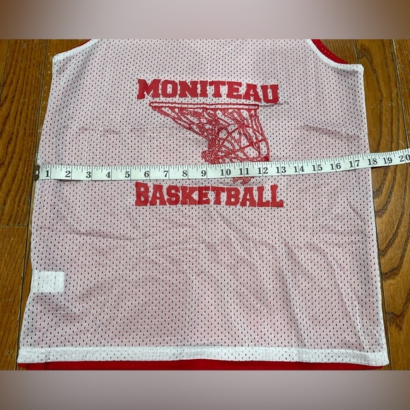 Moniteau Basketball Red and White Jersey - Picture 9 of 10